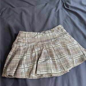 Plaid Pleated Women's Skirt